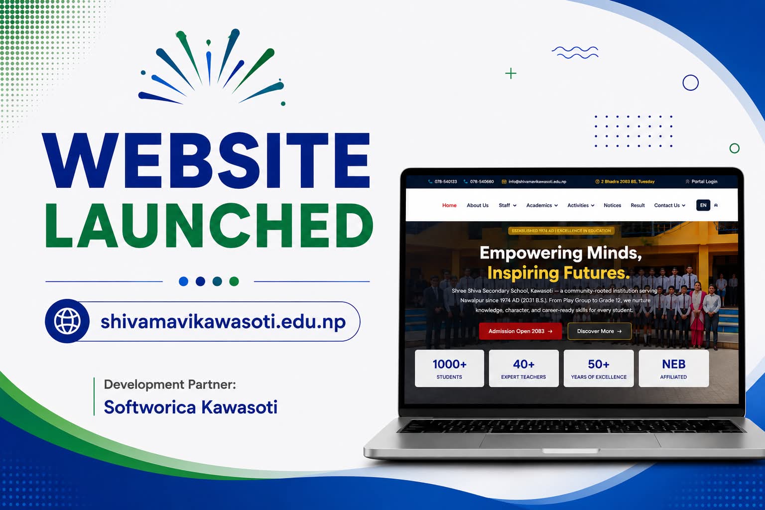 Launch of the Official Website of Shiva Secondary School